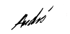 André signature